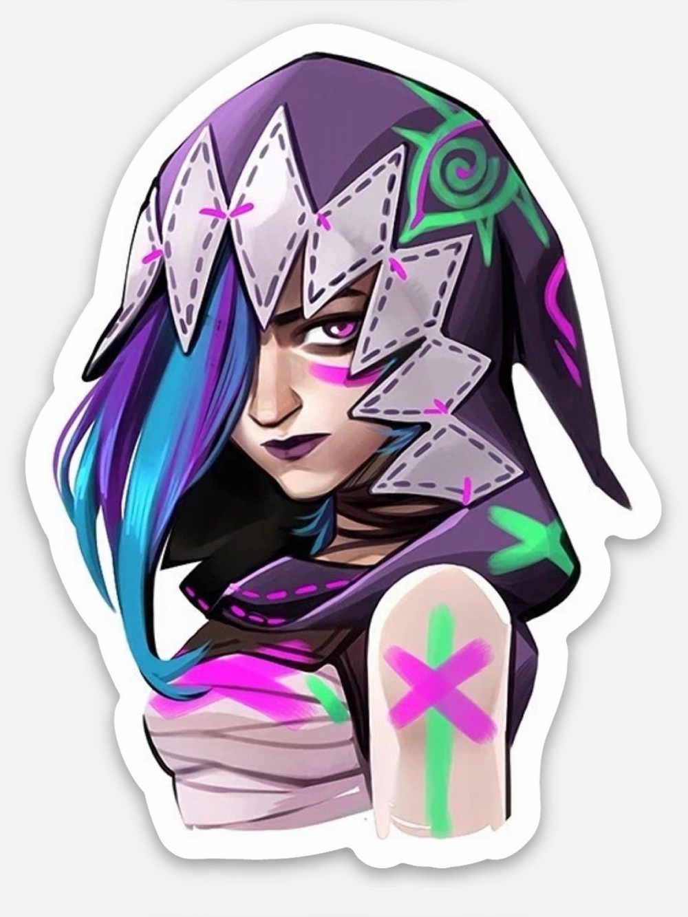Jinx Arcane 3” Vinyl Die Cut Sticker